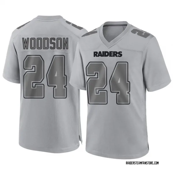 Youth Charles Woodson Las Vegas Raiders Game Gray Atmosphere Fashion Jersey