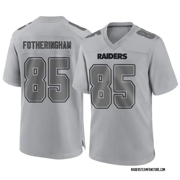 Youth Cole Fotheringham Las Vegas Raiders Game Gray Atmosphere Fashion Jersey