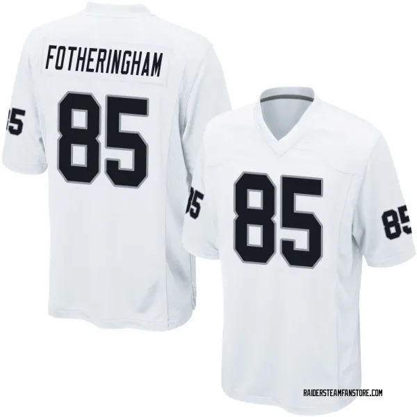Youth Cole Fotheringham Las Vegas Raiders Game White Jersey