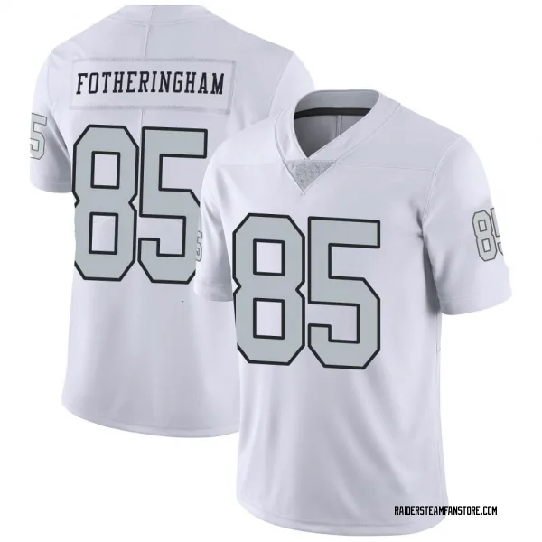 Youth Cole Fotheringham Las Vegas Raiders Limited White Color Rush Jersey