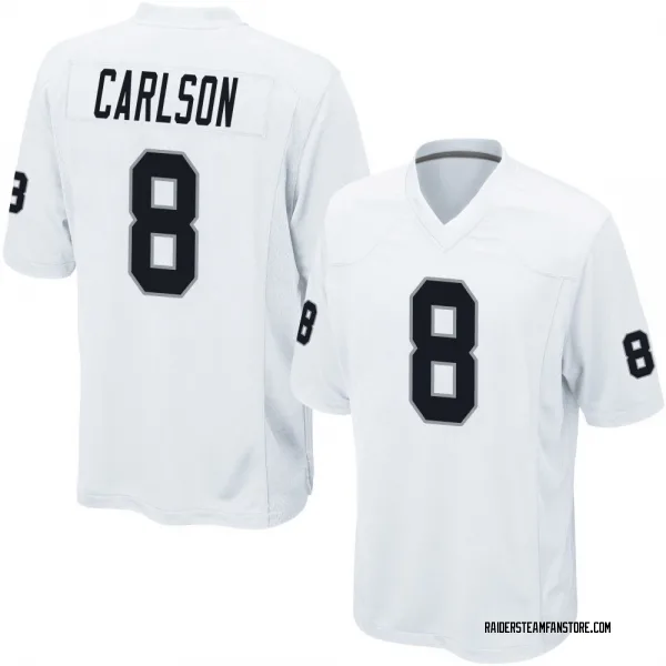 Youth Daniel Carlson Las Vegas Raiders Game White Jersey