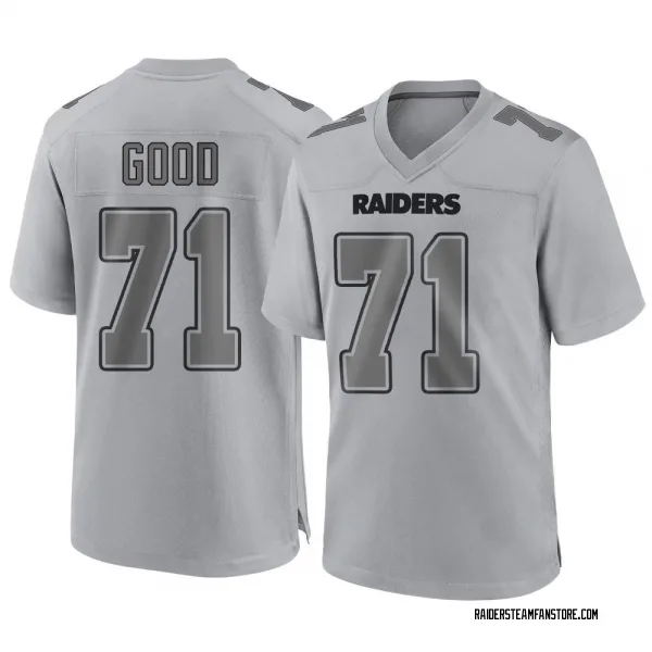 Youth Denzelle Good Las Vegas Raiders Game Gray Atmosphere Fashion Jersey