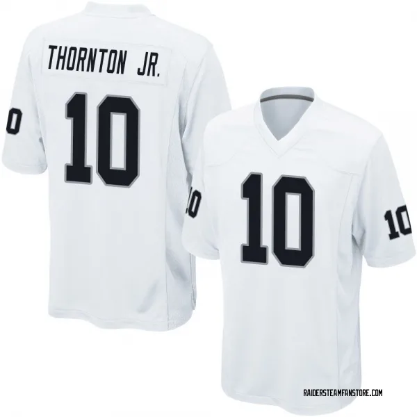 Youth Dont'e Thornton Jr. Las Vegas Raiders Game White Jersey