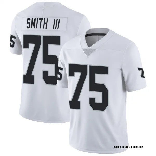 Youth Gary Smith III Las Vegas Raiders Limited White Vapor Untouchable Jersey