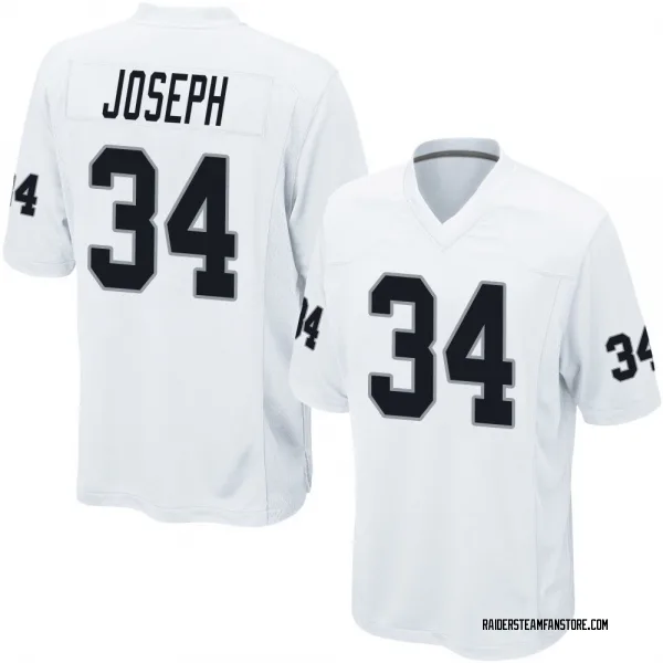 Youth Greg Joseph Las Vegas Raiders Game White Jersey
