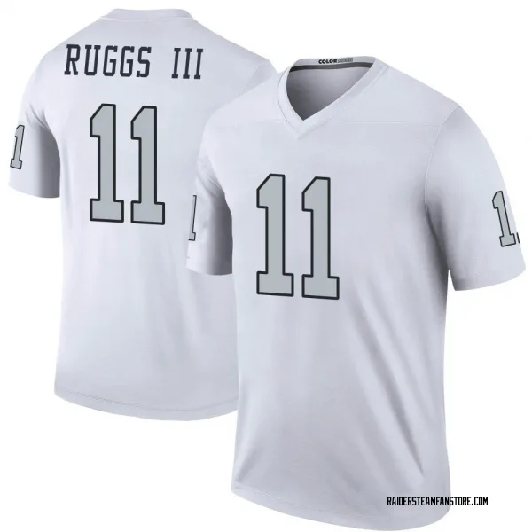 Youth Henry Ruggs III Las Vegas Raiders Legend White Color Rush Jersey