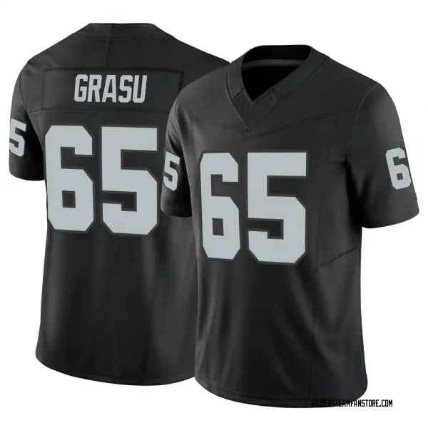 Youth Hroniss Grasu Las Vegas Raiders Limited Black Vapor F.U.S.E. Jersey