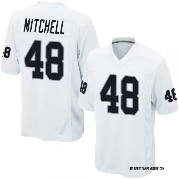 Youth Jackson Mitchell Las Vegas Raiders Game White Jersey