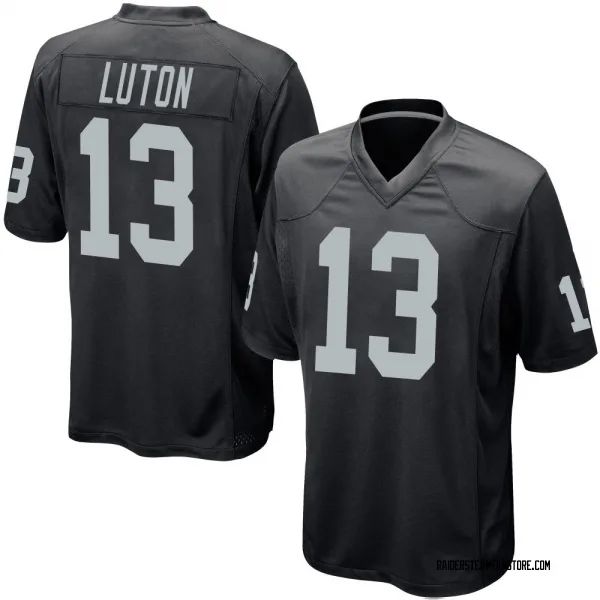 Youth Jake Luton Las Vegas Raiders Game Black Team Color Jersey