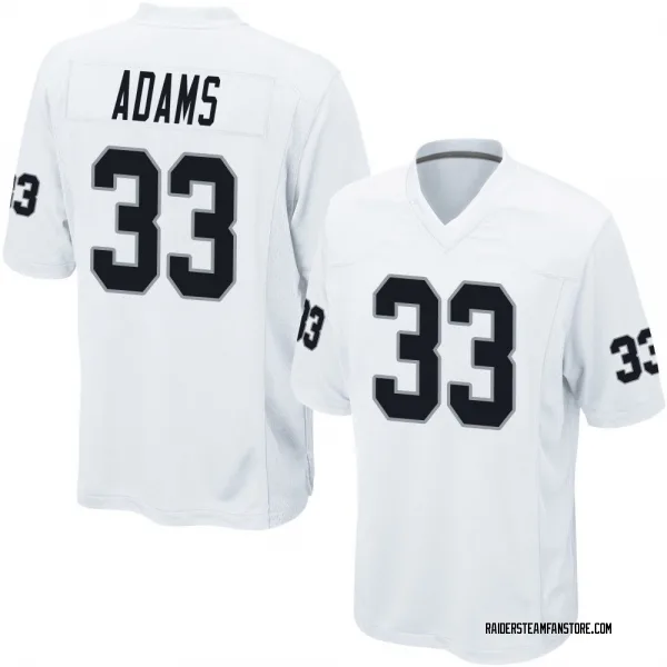 Youth Jamal Adams Las Vegas Raiders Game White Jersey