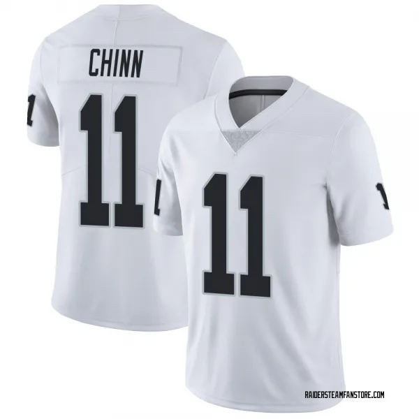 Youth Jeremy Chinn Las Vegas Raiders Limited White Vapor Untouchable Jersey