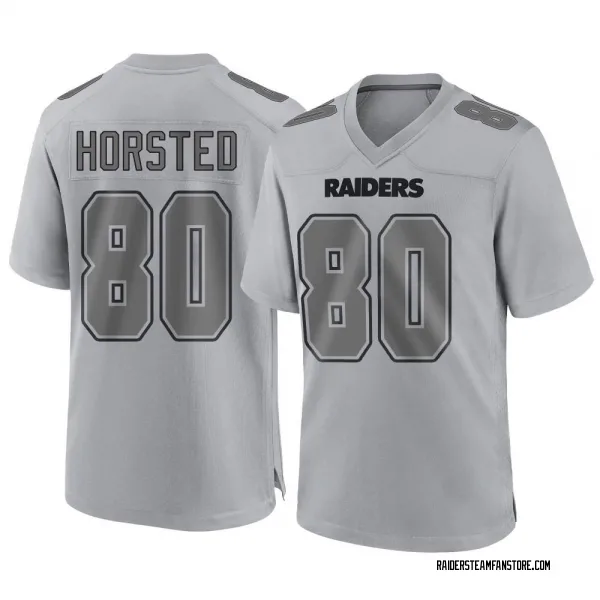 Youth Jesper Horsted Las Vegas Raiders Game Gray Atmosphere Fashion Jersey