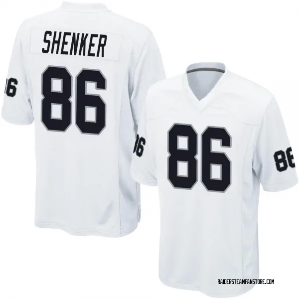 Youth John Samuel Shenker Las Vegas Raiders Game White Jersey