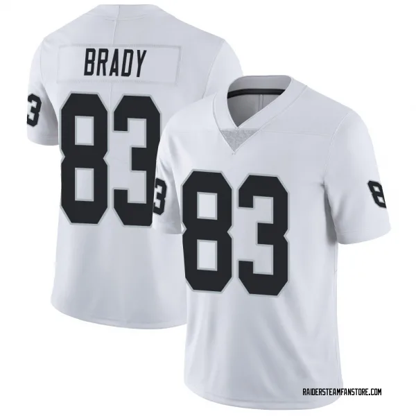 Youth Jonathan Brady Las Vegas Raiders Limited White Vapor Untouchable Jersey