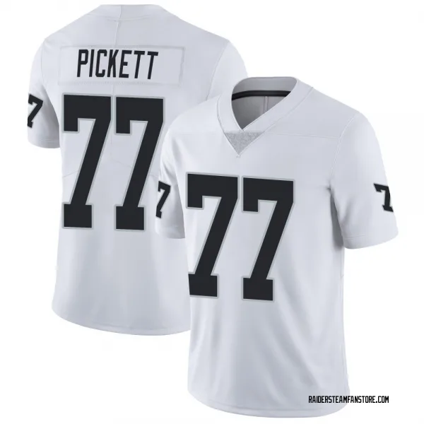 Youth Justin Pickett Las Vegas Raiders Limited White Vapor Untouchable Jersey