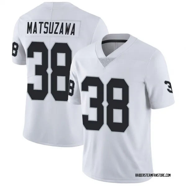 Youth Kansei Matsuzawa Las Vegas Raiders Limited White Vapor Untouchable Jersey