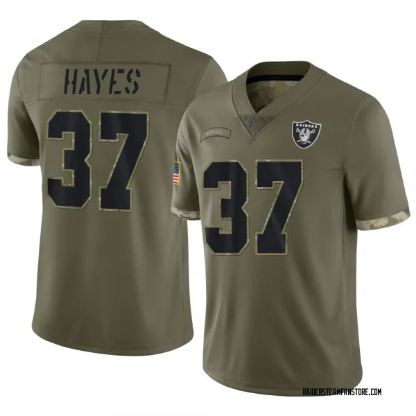 Youth Lester Hayes Las Vegas Raiders Limited Olive 2022 Salute To Service Jersey