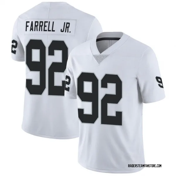 Youth Neil Farrell Jr. Las Vegas Raiders Limited White Vapor Untouchable Jersey