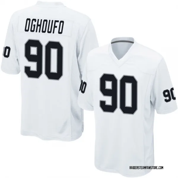 Youth Ovie Oghoufo Las Vegas Raiders Game White Jersey