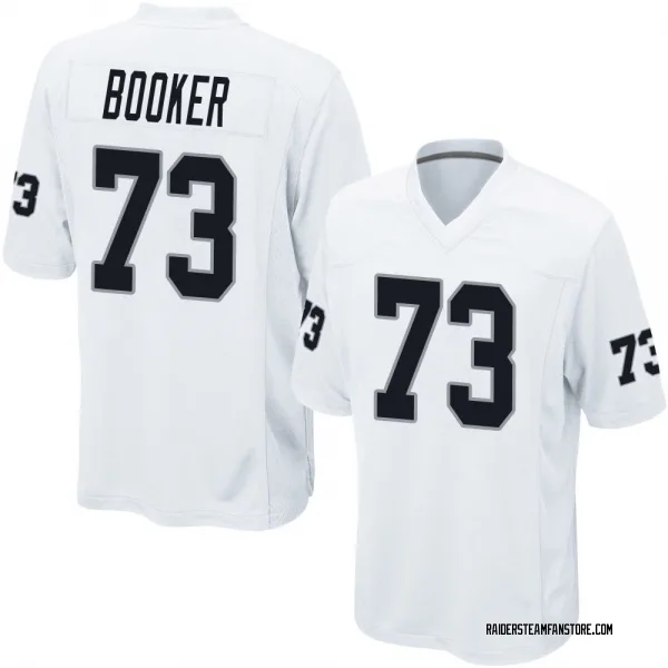 Youth Tank Booker Las Vegas Raiders Game White Jersey