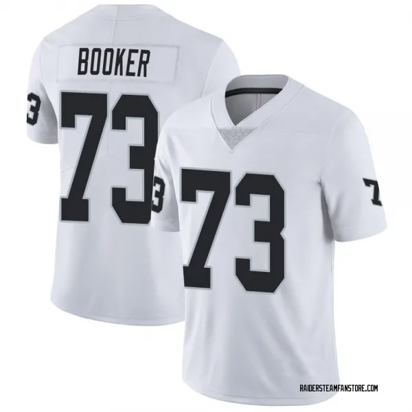 Youth Tank Booker Las Vegas Raiders Limited White Vapor Untouchable Jersey