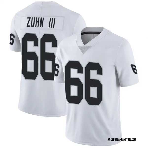 Youth Trey Zuhn III Las Vegas Raiders Limited White Vapor Untouchable Jersey