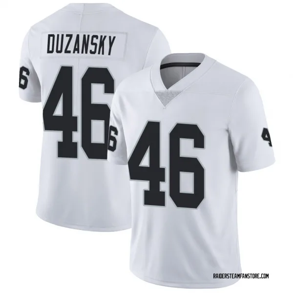 Youth Tyler Duzansky Las Vegas Raiders Limited White Vapor Untouchable Jersey