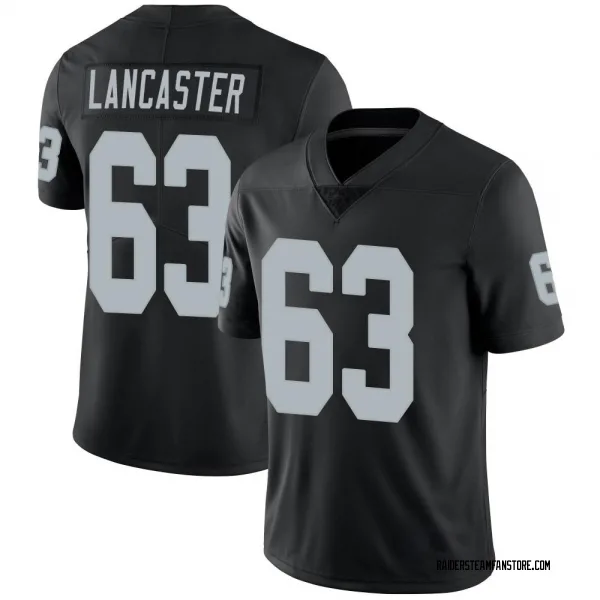 Youth Tyler Lancaster Las Vegas Raiders Limited Black Team Color Vapor Untouchable Jersey