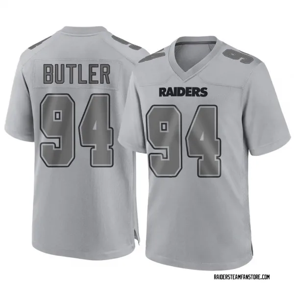 Youth Vernon Butler Las Vegas Raiders Game Gray Atmosphere Fashion Jersey