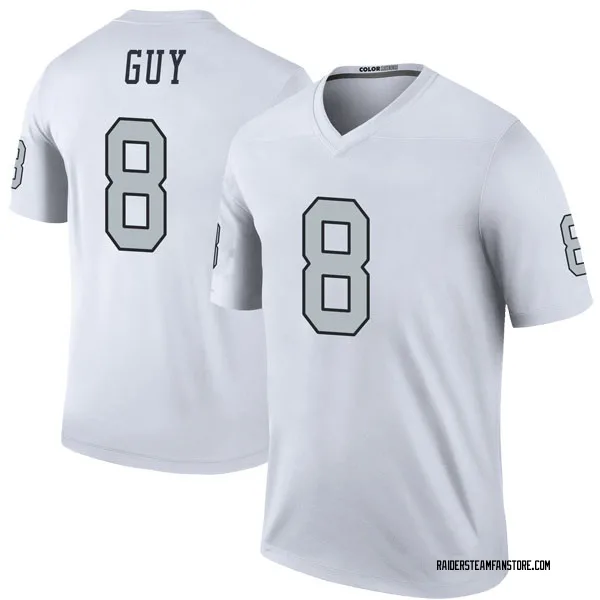 Youth Wilson Ray Guy Las Vegas Raiders Legend White Color Rush Jersey