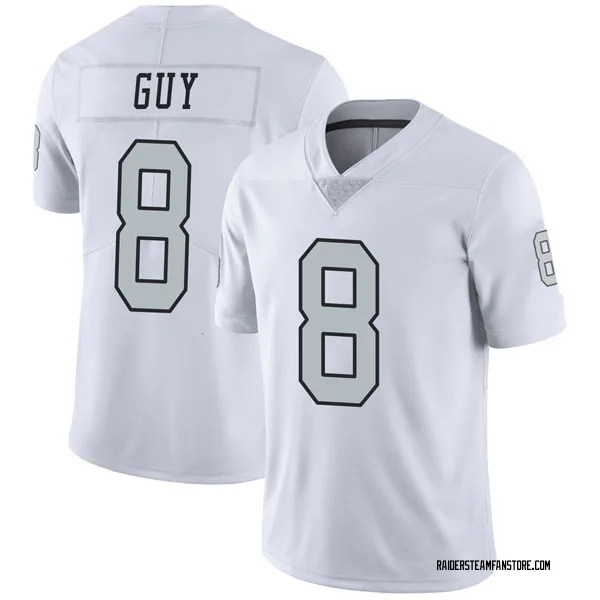 Youth Wilson Ray Guy Las Vegas Raiders Limited White Color Rush Jersey